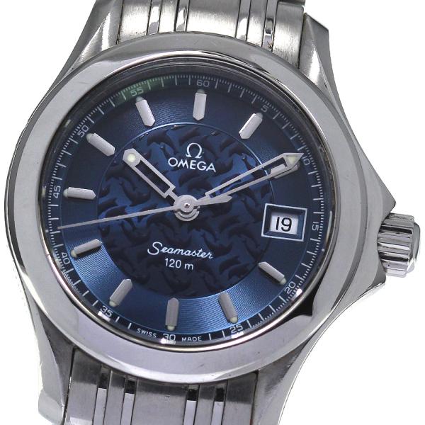 オメガOMEGAシーマスター120 クォーツ　36mm 楽天市場】オメガ OMEGA シーマスター 120m コンビ レディース