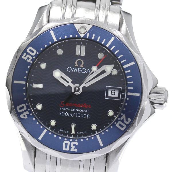 オメガ OMEGA 2224.80 シーマスター300 デイト クォーツ レディース 良品 保証書付き_939013 OMEGA（オメガ） OMEGA 2224.80 シーマスター300 デイト クォーツ