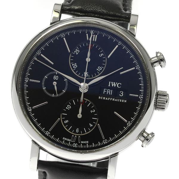 IWC IWC SCHAFFHAUSEN IW391008 ポートフィノ クロノグラフ デイデイト ...