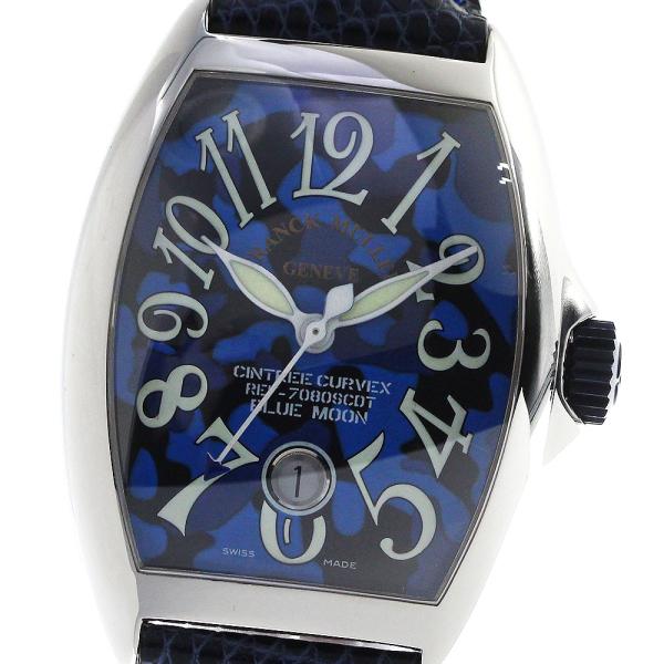 フランクミュラー FRANCK MULLER 7080SCDT トノーカーベックス ブルームーン デイト 自動巻き メンズ 良品 _811130 FRANCK MULLER（フランクミュラー） FRANCK MULLER 7080SCDT トノー