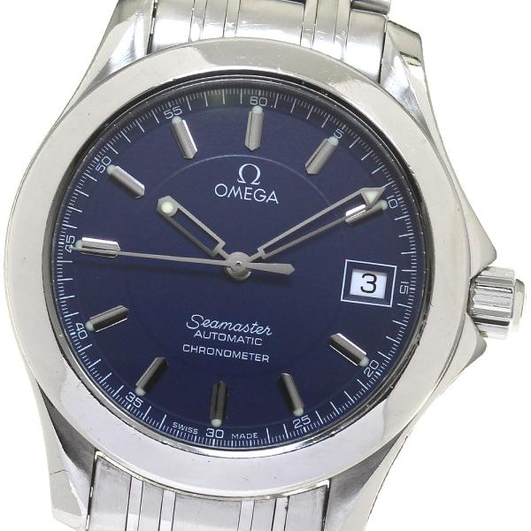 ベルト訳あり オメガ OMEGA 2507.80 シーマスター120 ジャックマイヨール 自動巻き メンズ _815570【ev15】 OMEGA（オメガ） ベルト訳あり OMEGA 2507.80 シーマスター120