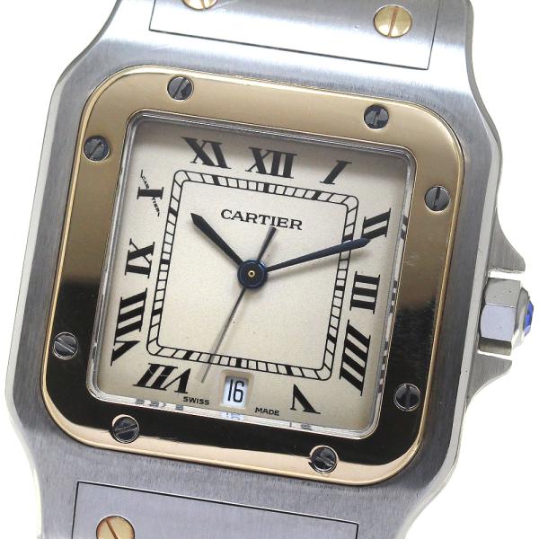 Cartier（カルティエ） サントスガルベLM YGコンビ クォーツ メンズ
