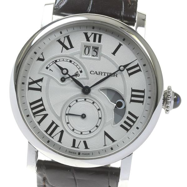 カルティエ CARTIER W1556368 ロトンド ドゥ カルティエ グランドデイト レトログラード 自動巻き メンズ _820838 Cartier（カルティエ） CARTIER W1556368 ロトンド ドゥ グランド