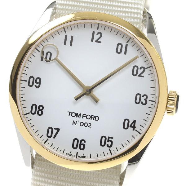 トムフォード TOM FORD TFT002009 N.002 SS/YG クォーツ メンズ 良品