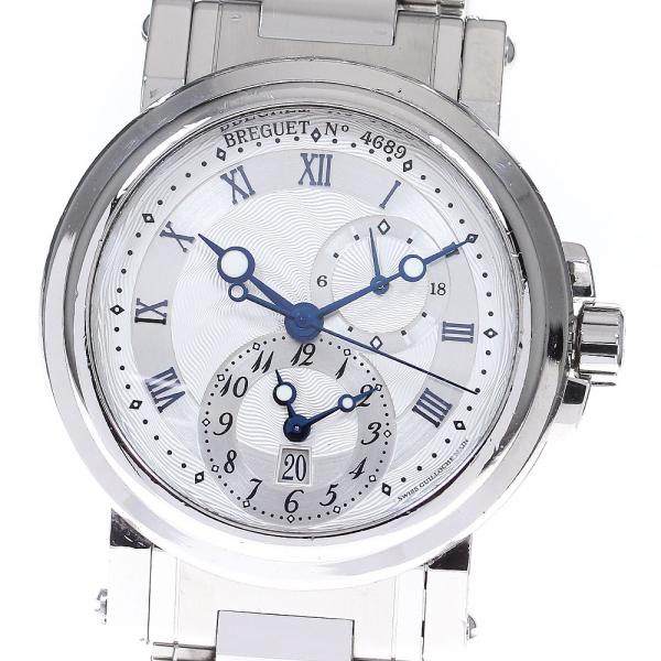 ブレゲ Breguet 5857 マリーン GMT デイト 自動巻き メンズ _820990 ブレゲ（BREGUET） Breguet 5857 マリーン GMT デイト 自動巻き メンズ