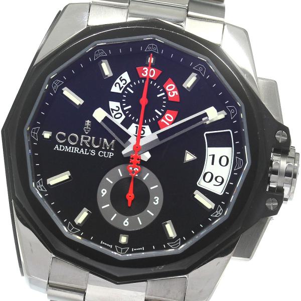訳あり コルム CORUM 01.0119 アドミラルズカップ AC-ONE クロノグラフ 自動巻き メンズ _821531 closer0510_821531