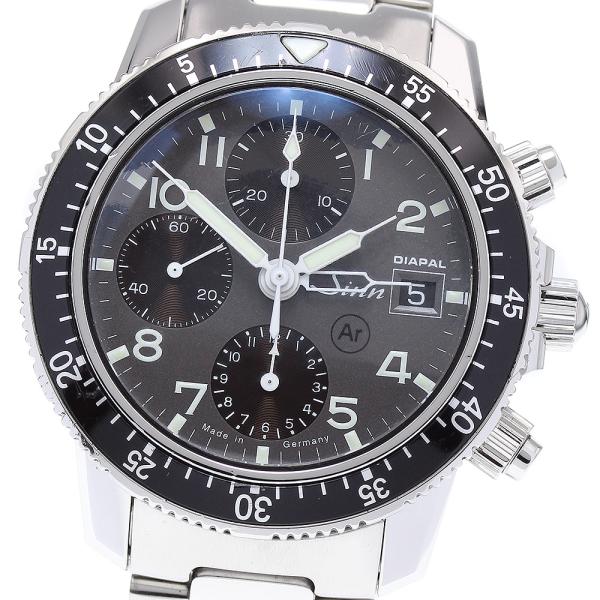 ジン Sinn 103.B.SA.DIAPAL ディアパル クロノグラフ デイト 自動巻き メンズ 保証書付き_822818 Sinn（ジン） Sinn 103.B.SA.DIAPAL ディアパル クロノグラフ デイト