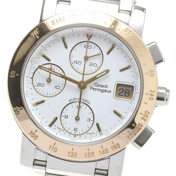 ジラール・ペルゴ GIRARD PERREGAUX 7500 クロノグラフ PGベゼル 自動  