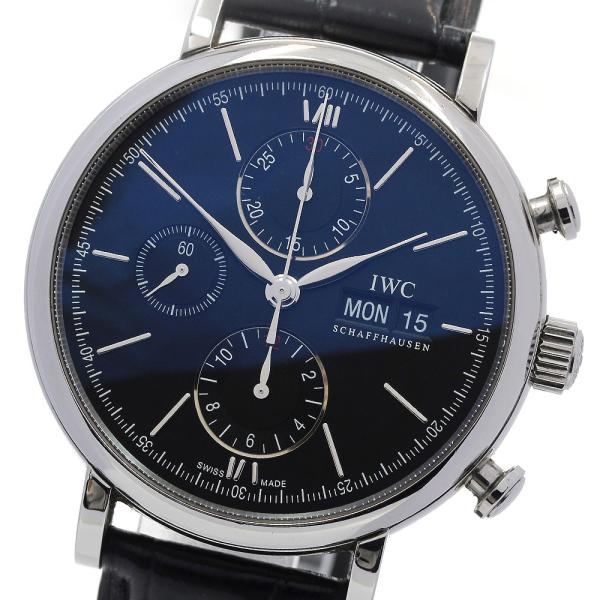 IWC SCHAFFHAUSEN IW391029 ポートフィノ クロノグラフ デイデイト  