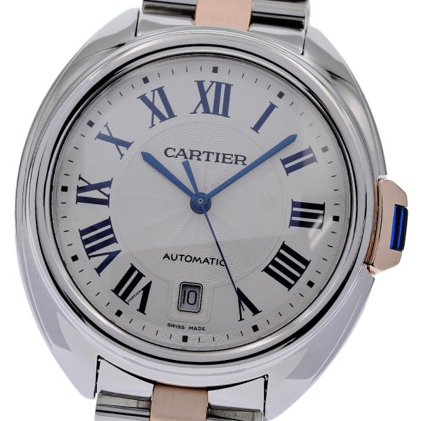カルティエ CARTIER W2CL0002 クレ ドゥ カルティエ 40ｍｍ K18PGコンビ 自動巻き メンズ 良品 保証書付き_833208 Cartier（カルティエ） CARTIER W2CL0002 クレ ドゥ 40mm K18PG