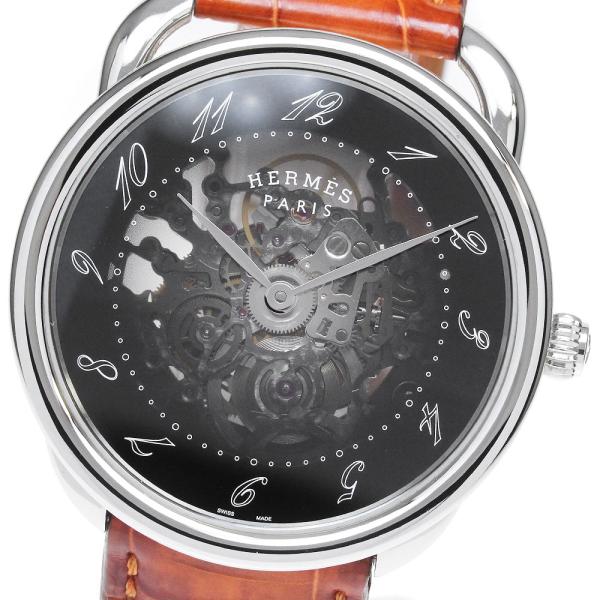 HERMES エルメス AR2.710 アルソー スケレット 自動巻き メンズ HERMES エルメス AR2.710 アルソー スケレット 自動巻き メンズ