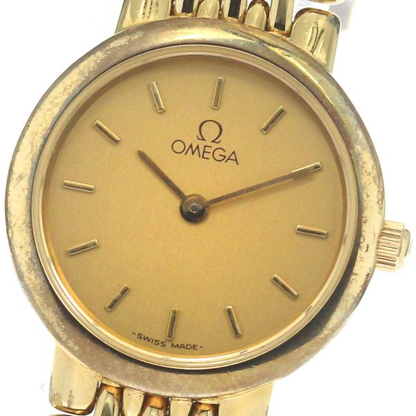 サプライズ　美品　稼動品 OMEGA オメガ デビル クォーツ オメガ デビル トレゾア SG金無垢 マスターコーアクシャル
