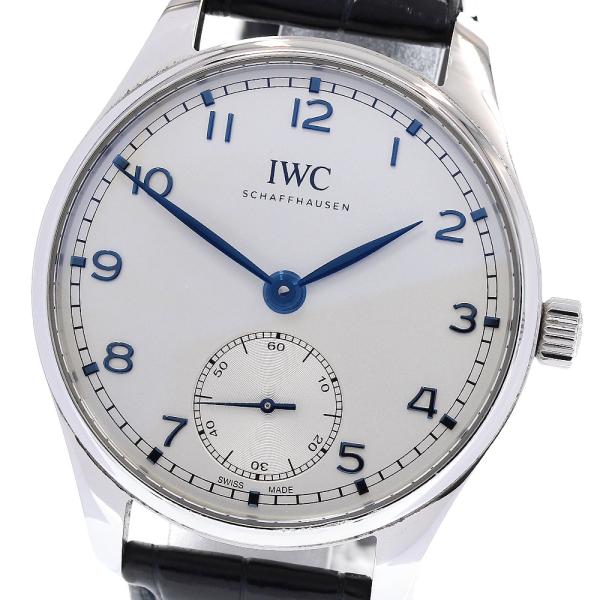 訳あり IWC SCHAFFHAUSEN IW358304 ポルトギーゼ・オートマティック40 スモールセコンド 自動巻き メンズ 箱・保証書付き_831332 IWC SCHAFFHAUSEN（IWCシャフハウゼン） 訳あり IWC SCHAFFHAUSEN
