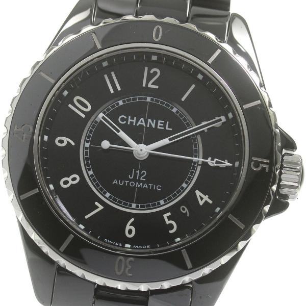 シャネル CHANEL H5697 J12 黒セラミック デイト 自動巻き メンズ _831455 CHANEL（シャネル） CHANEL H5697 J12 黒セラミック デイト 自動巻き