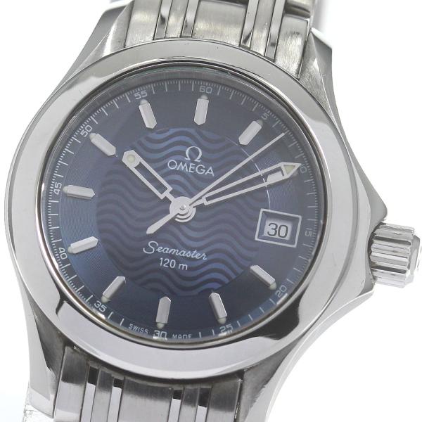 OMEGA シーマスター レディース2581.81 120m 付属品付き OMEGA（オメガ） OMEGA 2581.81 シーマスター120 デイト クォーツ