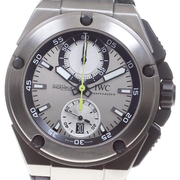 IWC SCHAFFHAUSEN IW379603 インヂュニア エディション ニコ ロズベルグ 2014年 F1レーサー限定 クロノグラフ 自動巻き 良品 _832008