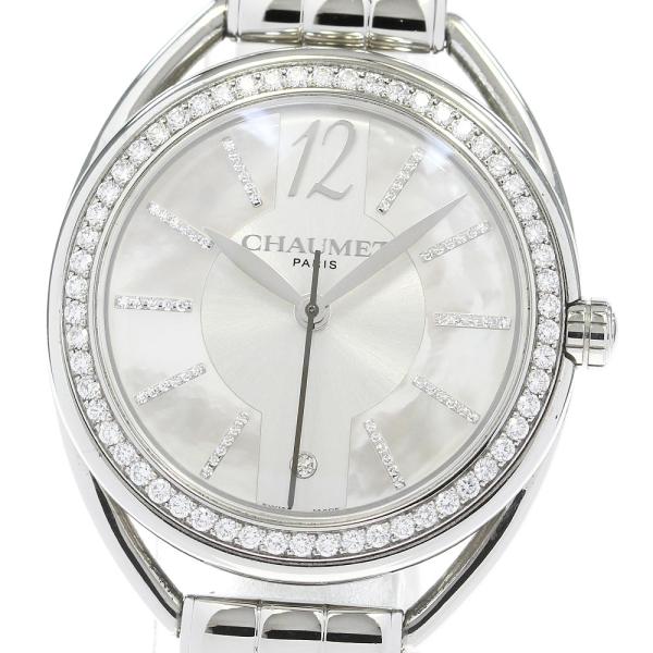ショーメ Chaumet W23612-21A リアン インデックス・ベゼル ダイヤ クォーツ レディース _833764 CHARRIOL（シャリオール） ショーメ Chaumet W23612-21A リアン