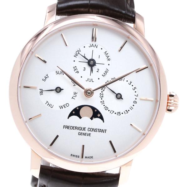 訳あり フレデリック・コンスタント FREDERIQUE CONSTANT FC-775X4S4/6 マニュファクチュール ムーンフェイズ 自動巻き メンズ _766527 closer0510_833893
