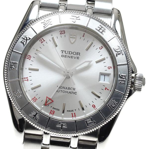 TUDOR チューダー モナーク デイト 33110 SS ブラック文字盤