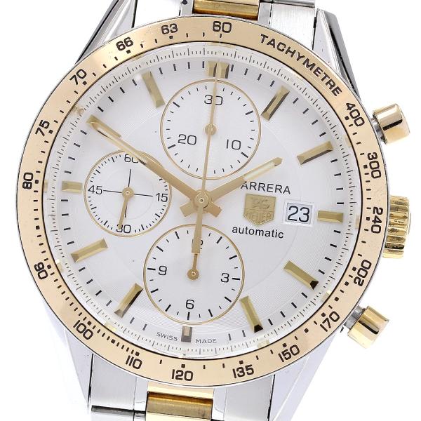 ベルト訳あり タグホイヤー TAG HEUER CV2050-1 カレラ クロノグラフ デイト 自動巻き メンズ _937466 TAG HEUER（タグ・ホイヤー） TAG HEUER CV2050-1.BD0789 カレラ