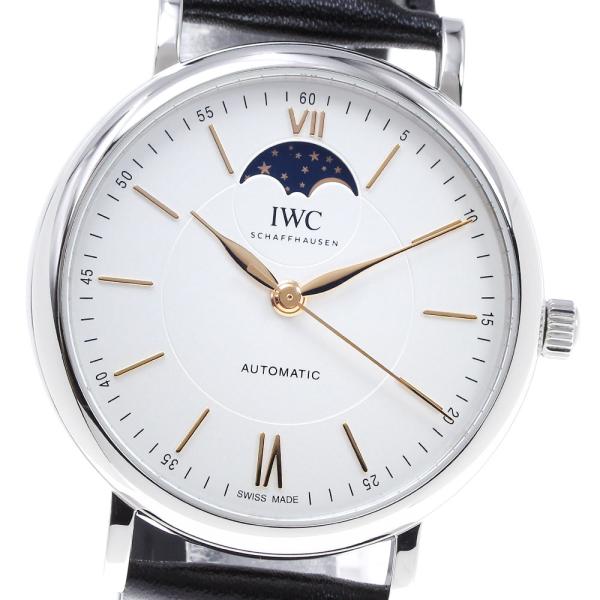IWC SCHAFFHAUSEN IW459401 ポートフィノ ムーンフェイズ 自動巻き