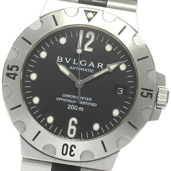 BVLGARI ブルガリ SD38S ディアゴノ スクーバ デイト 自動巻き