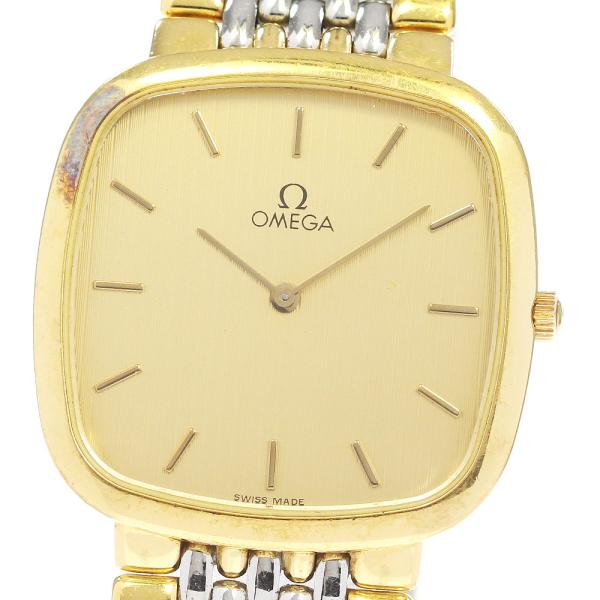 OMEGA オメガ デビル スクエア クォーツ メンズ _837015