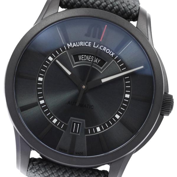 モーリスラクロア MAURICE LACROIX PT6358 ポントス デイデイト 自動巻き メンズ 極美品 _837553 モーリス・ラクロア（Maurice Lacroix） MAURICE LACROIX PT6358