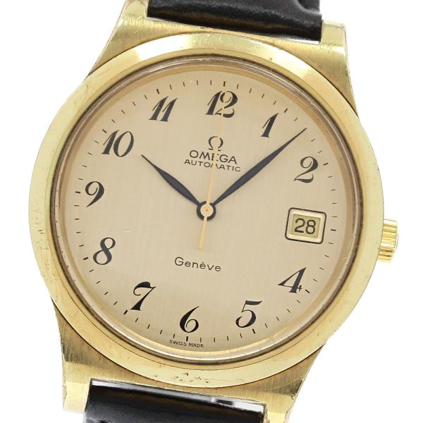 「OMEGA ジュネーブ 自動巻 メンズ 稼働品 ヴィンテージ」 OMEGA（オメガ） OMEGA 166.0168 ジュネーブ ヴィンテージ デイト cal
