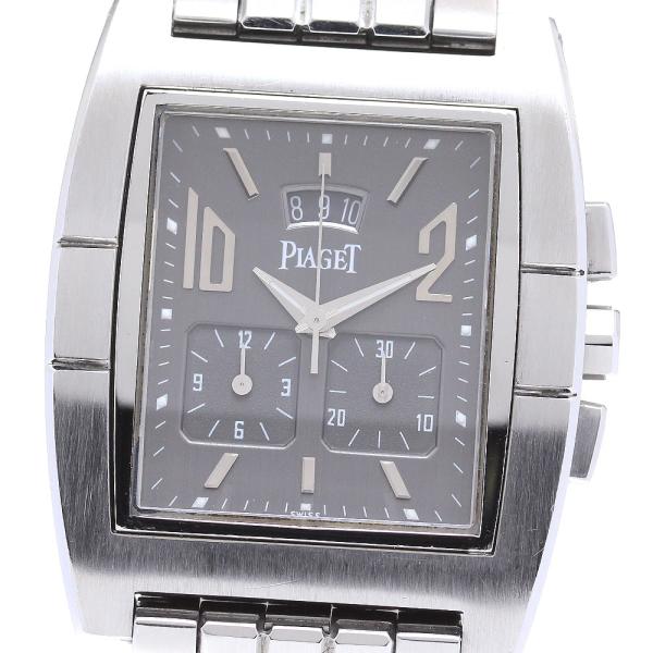 【着後レビューで 送料無料】 PIAGET ピアジェ クォーツ クロノグラフ アップストリーム 27150 ピアジェ