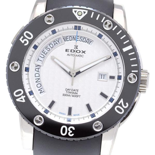 EDOX■自動巻■エドックス■500M防水■83005 EDOX（エドックス） EDOX 83005-TIN-AIN クラスワン デイデイト 自動