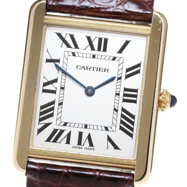 Cartier カルティエ CARTIER W1018855 タンクソロ LM K18YGコンビ  