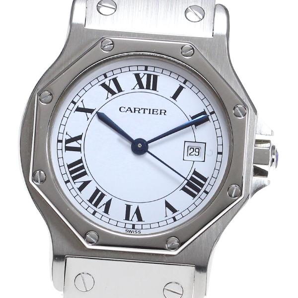 Cartier（カルティエ） サントスオクタゴンLM デイト 自動巻き メンズ