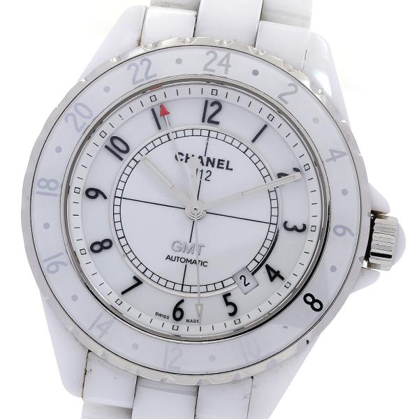 シャネル CHANEL H2126 J12 GMT デイト 自動巻き メンズ _842451 CHANEL（シャネル） CHANEL H2126 J12 GMT デイト 自動巻き メンズ