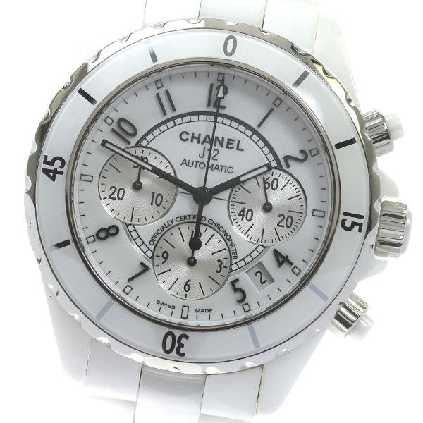 CHANEL（シャネル） CHANEL H1007 J12 クロノグラフ ホワイト