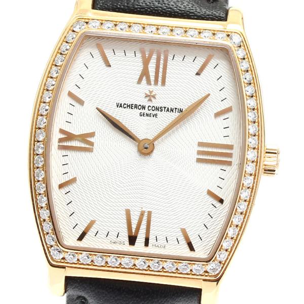 ヴァシュロン・コンスタンタン VACHERON CONSTANTIN 81505/000R-9653 マルテ K18PG ダイヤベゼル 手巻き ボーイズ 保証書付き_845646 VACHERON CONSTANTIN（ヴァシュロン・コンスタンタン） VACHERON