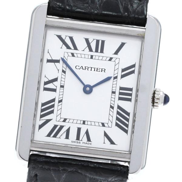 Cartier カルティエ CARTIER W5200003 タンクソロLM クォーツ メンズ  