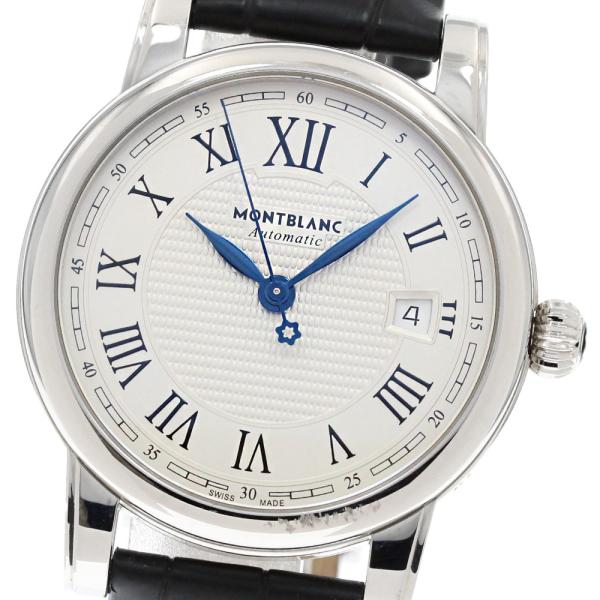 【極美品】モンブラン スター クラシック デイト 電池交換済 メンズ 時計 極美品】モンブラン スター クラシック デイト 電池交換済 メンズ 時計