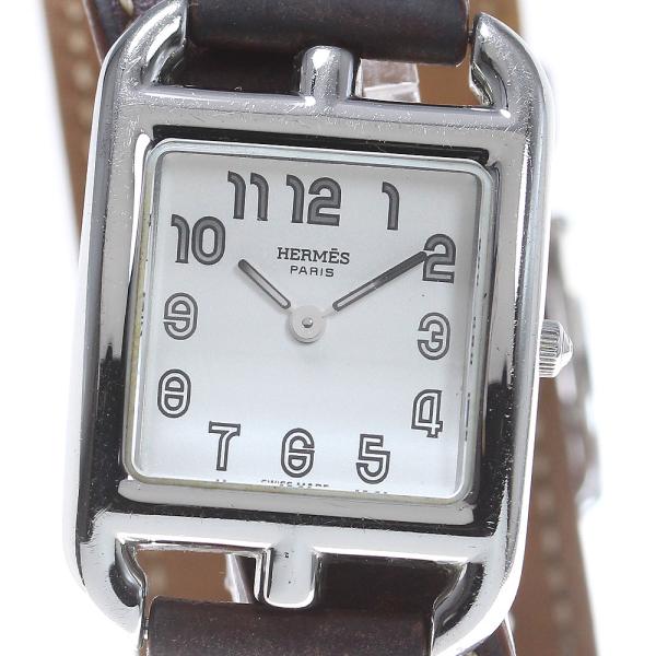 エルメス ケープコッド・ドゥブルトゥール CC1.210 SS クォーツ CC1.210 ホワイト HERMES（エルメス）ケープコッド ドゥブル