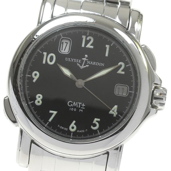 ユリス・ナルダン サンマルコGMT± 203-22 SS 自動巻　付属品あり closer0510_847912