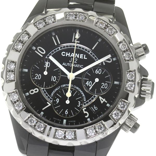 CHANEL（シャネル） CHANEL H0940 J12 アフターダイヤベゼル ブラック 