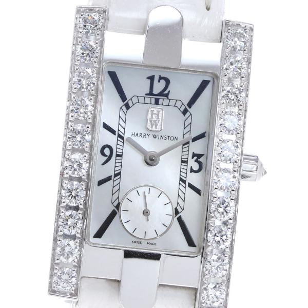 ハリーウィンストン HARRY WINSTON 310LQW アベニュー K18WG ダイヤベゼル クォーツ レディース _861657 ハリーウィンストン HARRY WINSTON 310LQW アベニュー K18WG ダイヤ
