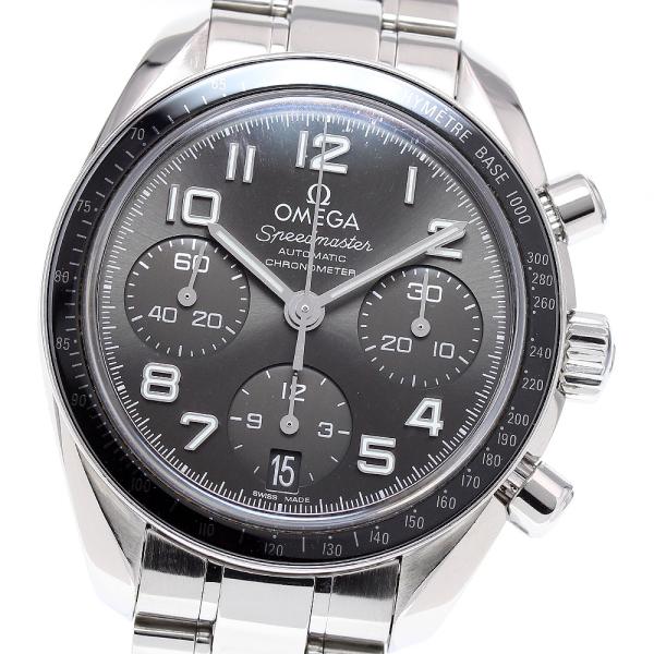 オメガ OMEGA 324.30.38.40.06.001 スピードマスター デイト クロノグラフ 自動巻き メンズ 良品 _862822