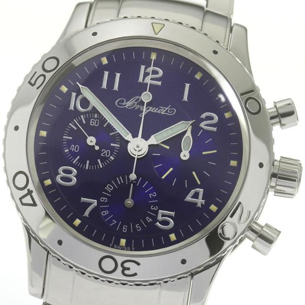 ブレゲ Breguet 3807 アエロナバル タイプXX クロノグラフ 日本限定 自動巻き メンズ 良品 保証書付き_863824 ブレゲ（BREGUET） Breguet 3807 アエロナバル タイプXX クロノグラフ