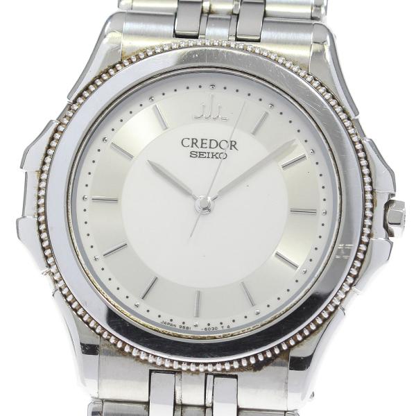 SEIKO セイコー 9581-6040 クレドール K18WGベゼル クォーツ
