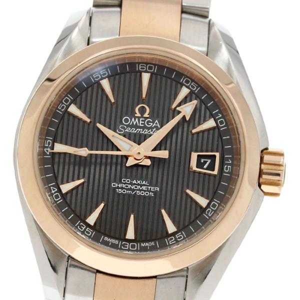 オメガ OMEGA 231.20.30.20.06.001 シーマスター アクアテラ コーアクシャル PGベゼル 自動巻き レディース 良品 保証書付き_902073 OMEGA（オメガ） OMEGA 231.20.30.20.06.001 シーマスター アクアテラ