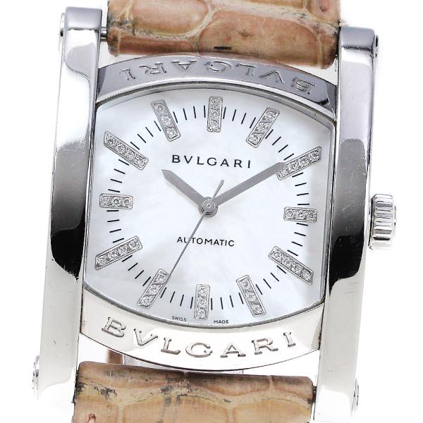 BVLGARI ブルガリ AA44S アショーマ デイト ダイヤインデックス 自動