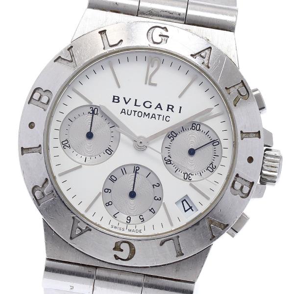 美品　BVLGARI/ブルガリ ディアゴノ クロノ CH35S 自動巻き BVLGARI 訳あり ブルガリ CH35S ディアゴノ スポーツ デイト
