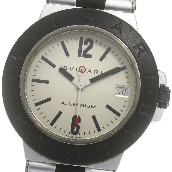 訳あり　ブルガリ BVLGARI ALUMINUM AL38TA Pre-owned Bvlgari Aluminium al38ta aluminum 38mm auto watch