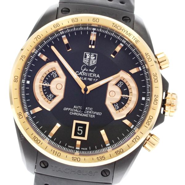 訳あり タグホイヤー TAG HEUER CAV518E グランドカレラ RS2 PGベゼル 自動巻き メンズ _868022 TAG HEUER（タグ・ホイヤー） 訳あり TAG HEUER CAV518E グランド